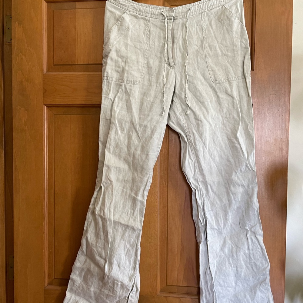 Vintage H&M cargo style linen pants